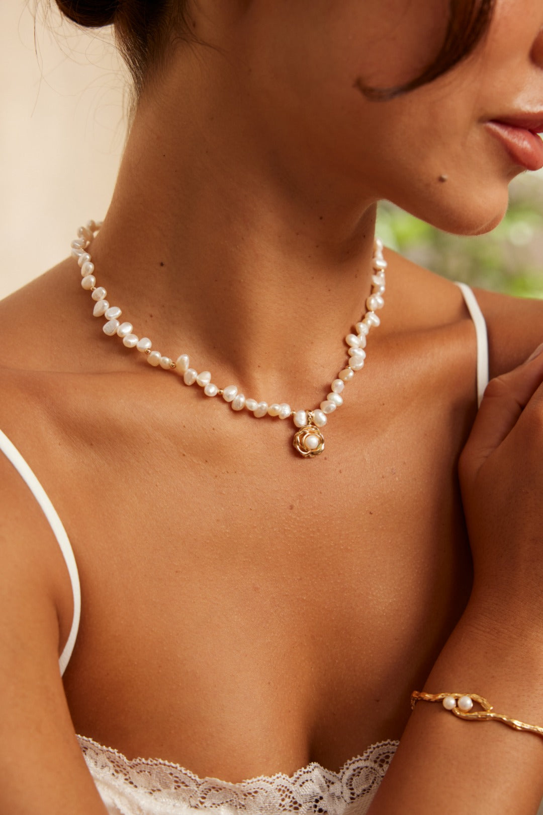 Camellia Blossom Necklace